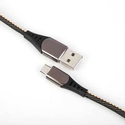 2020 Hot Sale USB Braided Nylon Fast Charging Android Phone Micro usb Charger Cable