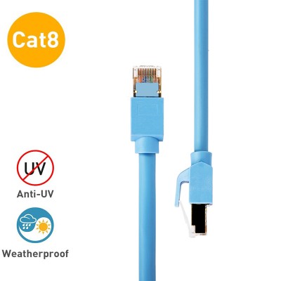 Cat 8 Ethernet Cable 5M Shielded 26AWG Newest 2000Mhz SFTP New Cat8 Patch Cord