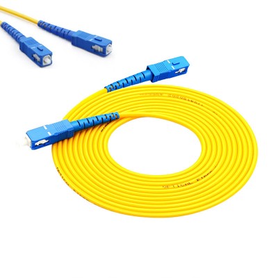 Factory OEM SC LC FC E2000 APC simplex ethernet 2mm fiber optic ftth patch cord cable for network