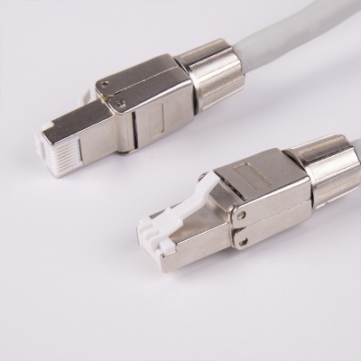 Aipeng new design high speed industrial drag chain control flexible cat8 cable for Information Center