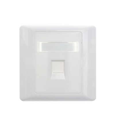 U-KCOM best quality rj45 network single port modular wall face plate